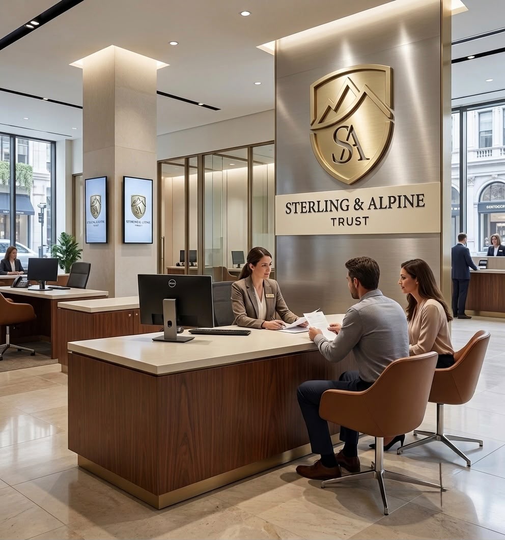 Sterling & Alpine Trust private banking branch